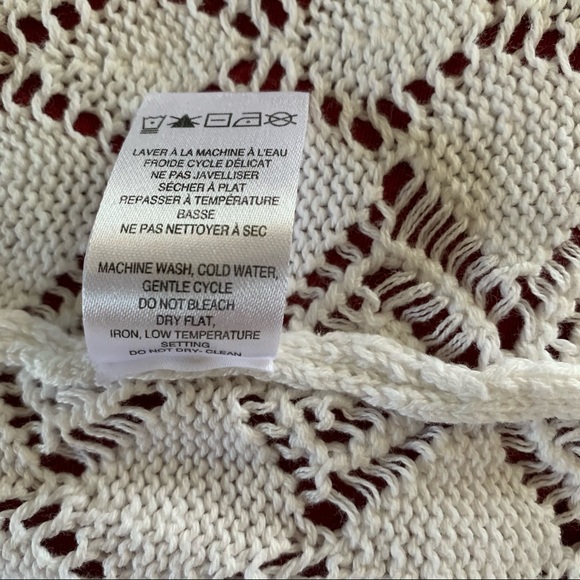 Classic Editions White Lacy Sweater - Picture 5 of 5